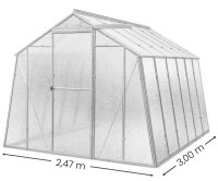 Gew&auml;chshaus Hobby L Typ 3 N&ouml;rpelglas