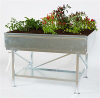 Tischbeet L, verzinkt, 118 x 82 x 81 cm (BxLxH)