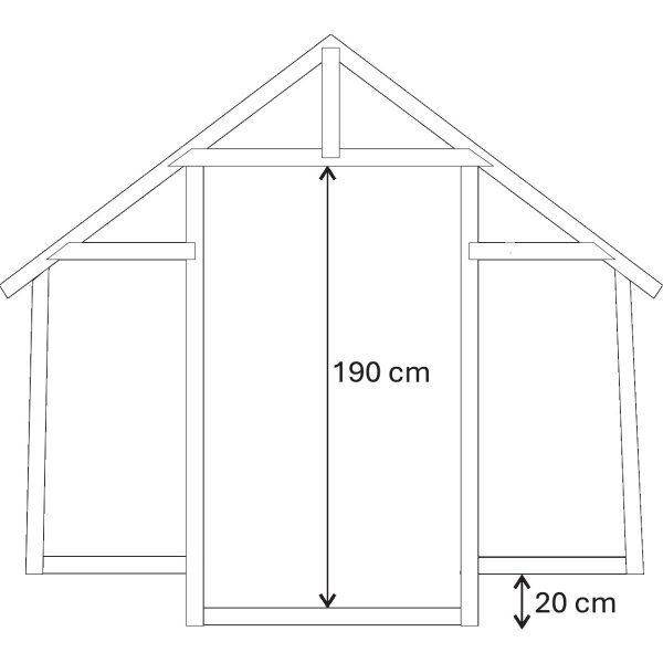 T&uuml;rverl&auml;ngerung um 20 cm