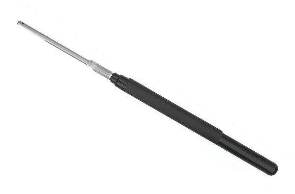 Zylinder mit aufgeklebtem Thermometer
