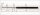 Zylinder mit aufgeklebtem Thermometer