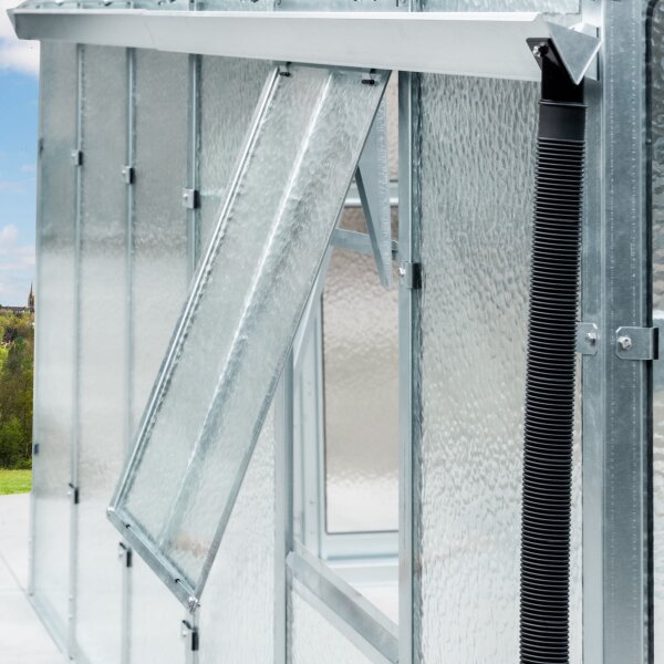 Seitenfenster verzinkt mit automatischen &Ouml;ffner