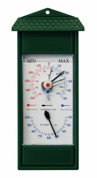 Min- Max- Thermometer mit Hygrometer