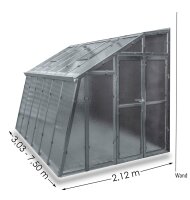 Anlehngew&auml;chshaus Domus 4 mm N&ouml;rpelglas